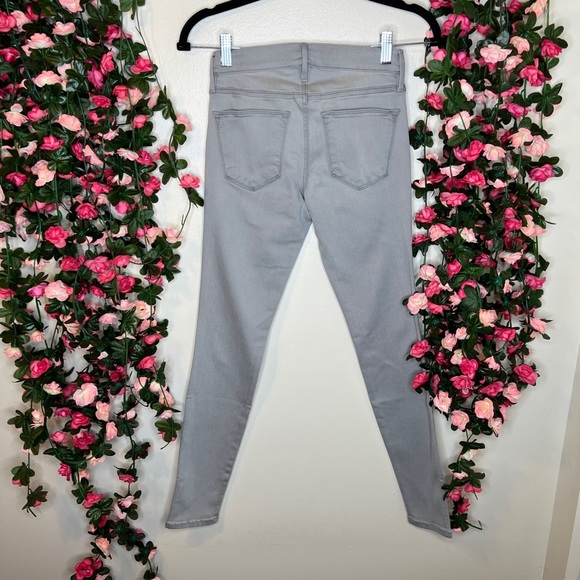 🌹 Frame Denim Le High Skinny in Kings Gray Women's Denim Jeans Pants NWT - Picture 9 of 14